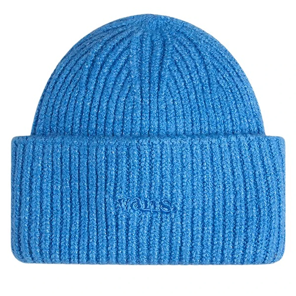 Vans Densmore Wide Cuff Beanie Hat in Blue, Acrylic