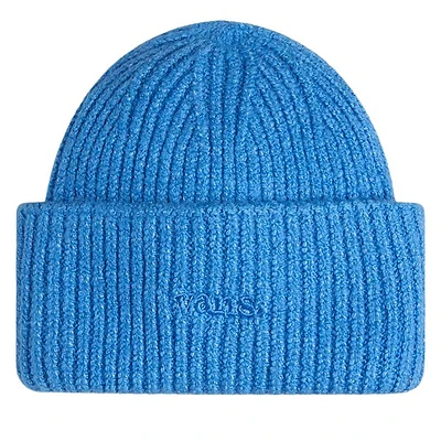 Vans Densmore Wide Cuff Beanie Hat in Blue, Acrylic