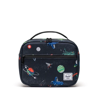 Herschel Supply Co. Kids' Pop Quiz Lunch Bag in Navy/Green/Orange
