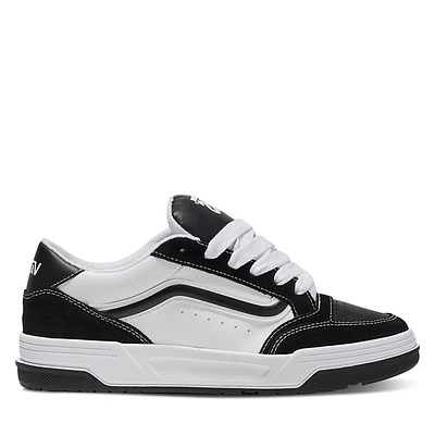 Vans Men's Hylane Sneakers Black White, Leather