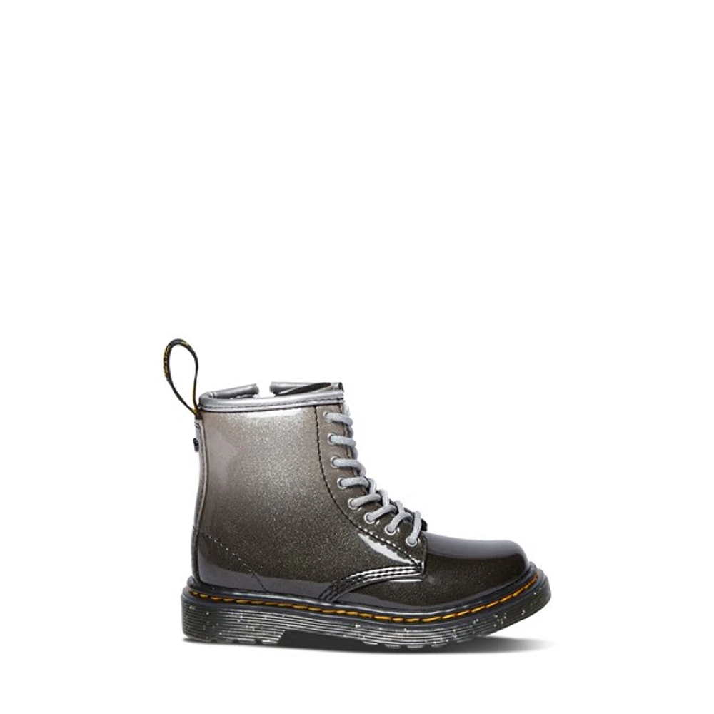 Dr. Martens Toddler's 1460 Patent Leather Boots Argent, Toddler