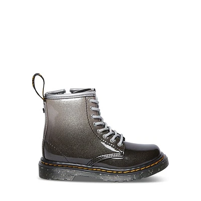 Dr. Martens Little Kids' 1460 Patent Leather Boots Argent, Largeittle Kid