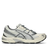 ASICS Women's GEL-1130 Sneakers Cream/Gray White Os, Leather