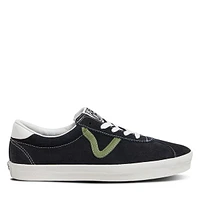 Vans Men's Sport Low Suede Sneakers Dark Gray/Green/White, Leather