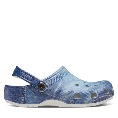 Crocs Classic Clogs Denim Blue, Womens / Mens