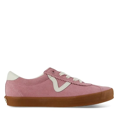Vans Women's Sport Low Sneakers Baby Pink/White/Gum Teak, Leather