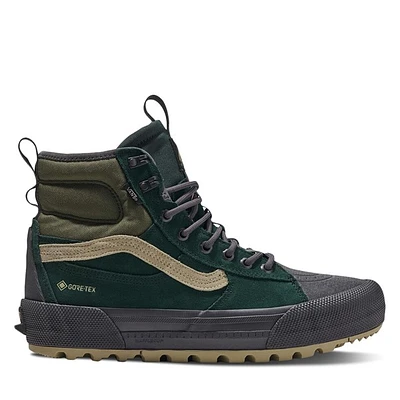 Vans Men's SK8-Hi GORE-TEX MTE-3 Sneaker Waterproof Boots Green/Gray, Leather