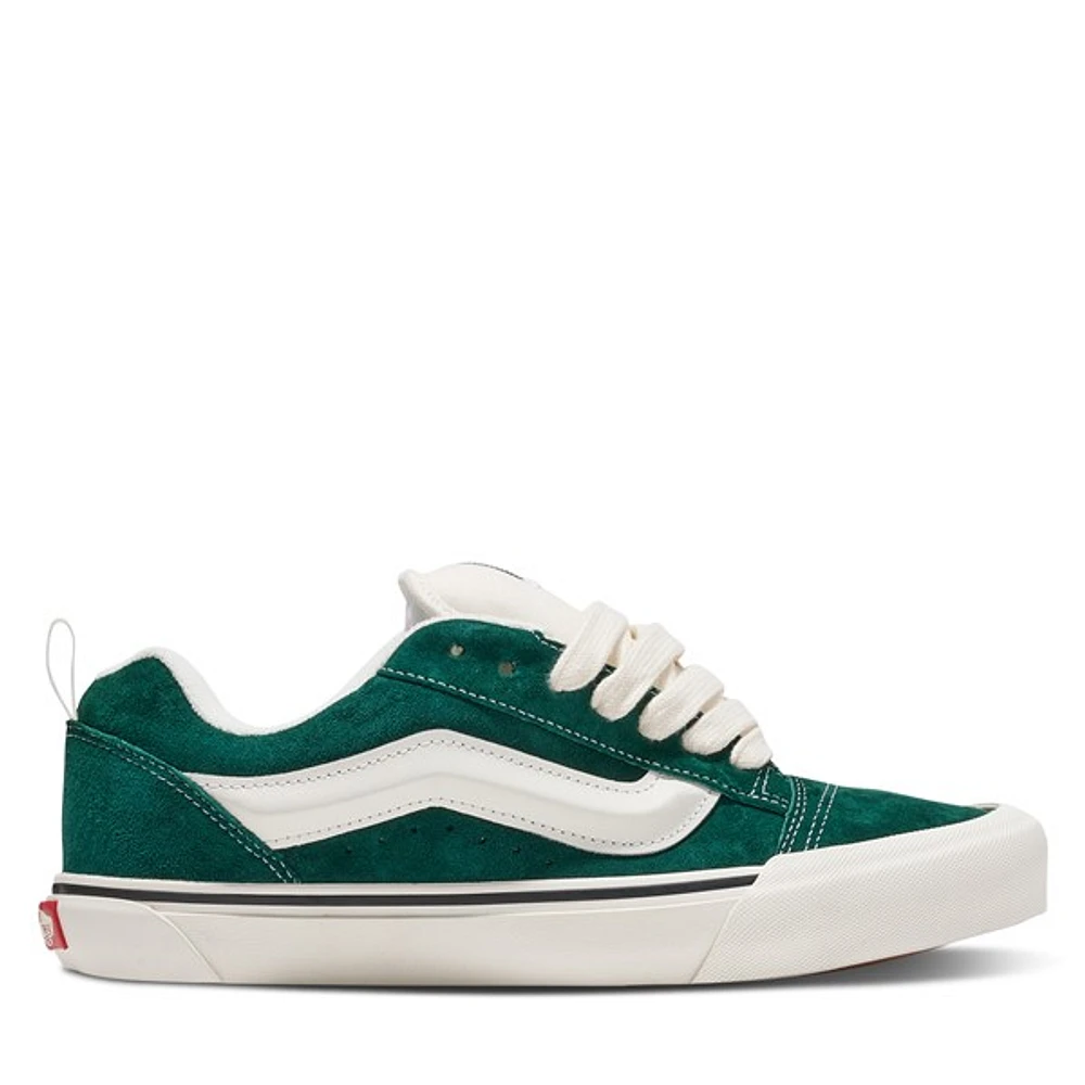 Vans Men's Knu Skool Sneakers Green/White, Suede