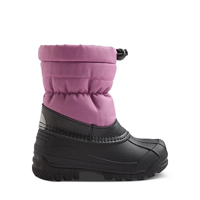 Reima Little Kids' Nefar Winter Waterproof Boots Pink/Black Rose, Largeittle Kids Leather