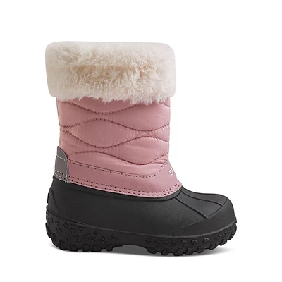 Reima Little Kids' Muhvari Winter Waterproof Boots Pink Black Rose, Largeittle Kids Leather