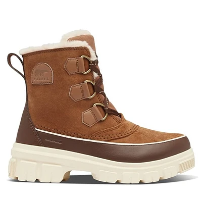 Sorel Women's Tivoli V Winter Waterproof Boots Cognac, Leather