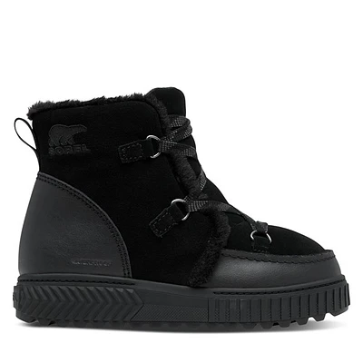 Sorel Women's Ona Ave Alpine Winter Waterproof Boots Black, Suede