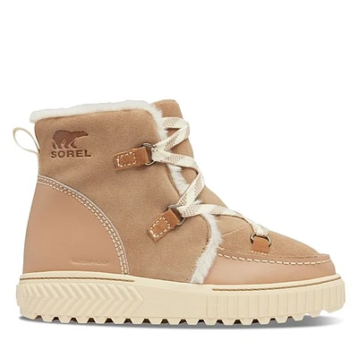 Sorel Women's Ona Ave Alpine Winter Waterproof Boots Beige, Suede