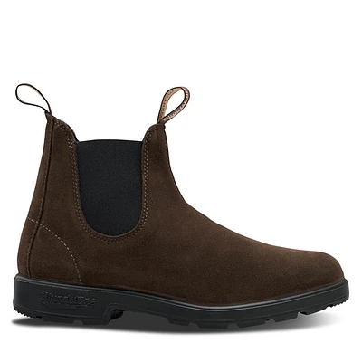 Blundstone 2410 Original Chelsea Boots Brown Suede, Womens / Mens Aus Leather