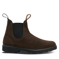 Blundstone 2410 Original Chelsea Boots Brown Suede, Womens / Mens Aus Leather