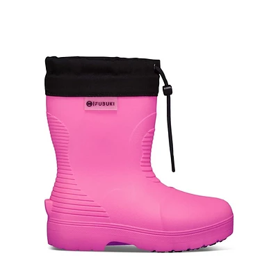 FUBUKI Kids' Niseko 3.0 Winter Waterproof Boots Fuchsia, (EU Polyester