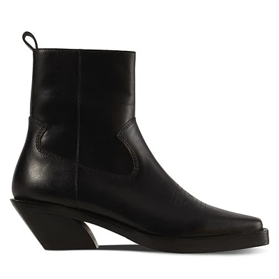 Floyd Women's Jessie Heeled Boots Black, Leather