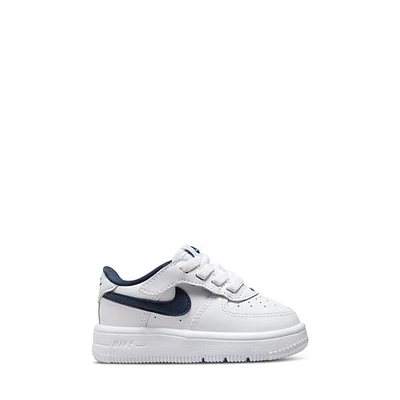Nike Toddler's Air Force 1 Low EasyOn Sneakers Navy White Misc, Toddler Leather