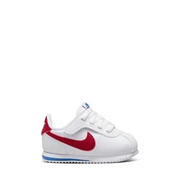 Nike Toddler's Cortez Sneakers White/Red White Misc, Toddler Textile