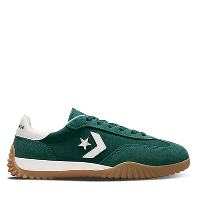 Converse Run Star Trainer Sneakers Green/White/Gum, Womens / Mens Suede