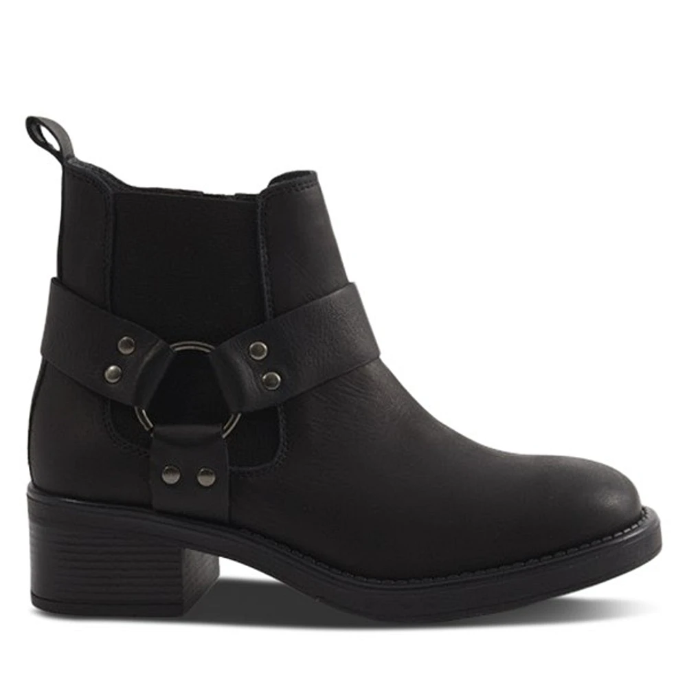 Floyd Women's Tessa Heeled Boots Black, Leather