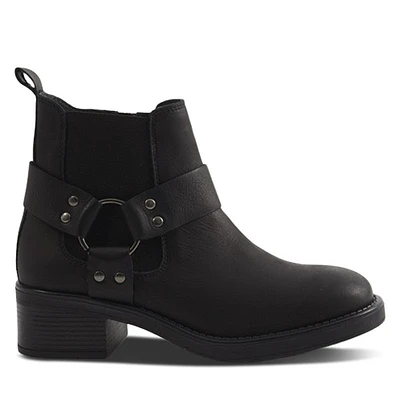 Floyd Women's Tessa Heeled Boots Black, Leather