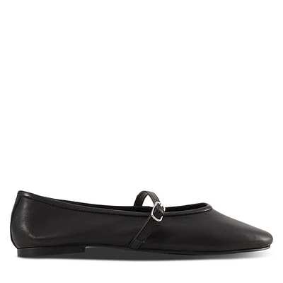 Floyd Women's Sofia Ballet Flats Black, Leather