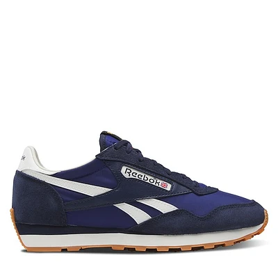 Reebok Men's Classic Aztec OG Sneakers Blue/White Marine, Leather