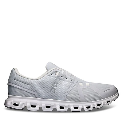 On Men's Cloud 6 Athletic Sneakers Gris, Rubber