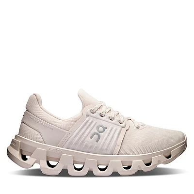 On Women's Cloudswift 4 Athletic Sneakers Sand/Ivory Naturel, Polyester