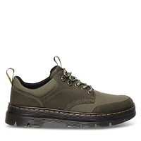 Dr. Martens Men's Reeder Lace-Up Shoes Green Moyen, Leather