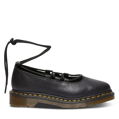 Dr. Martens Women's Elphie Ballet Flats Black, Leather