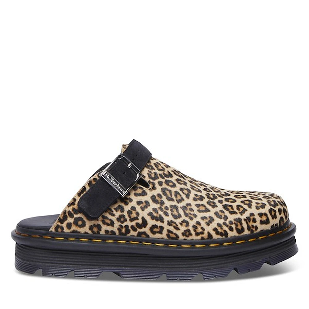 Dr. Martens Zebzag Platform Mules Black Misc, Womens / Mens Leather
