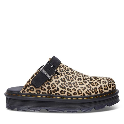Dr. Martens Zebzag Platform Mules Black Misc, Womens / Mens Leather