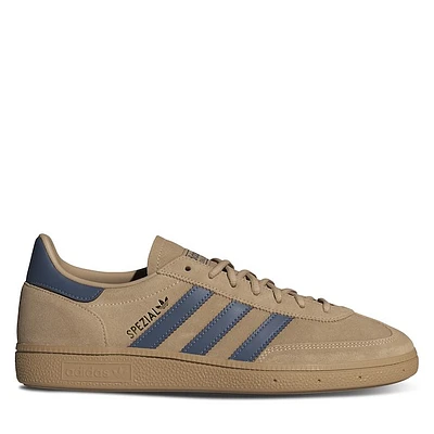 adidas Men's Handball Spezial Sneakers Taupe/Dark Blue, Suede