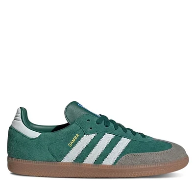 adidas Samba OG Sneakers Green/White/Gum, Womens / Mens Leather