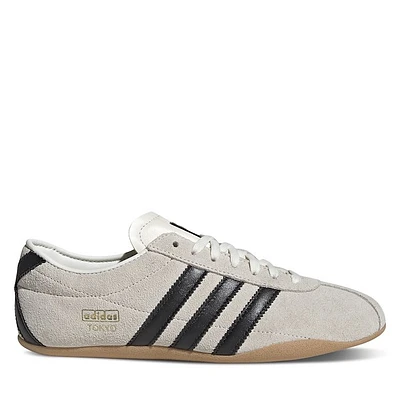adidas Women's Tokyo OG Sneakers Cream/Black White Os Div., Suede