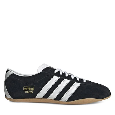 adidas Women's Tokyo OG Sneakers Black White, Suede