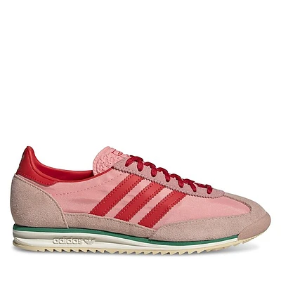 adidas Women's SL72 OG Sneakers Pink/Red/Green, Suede
