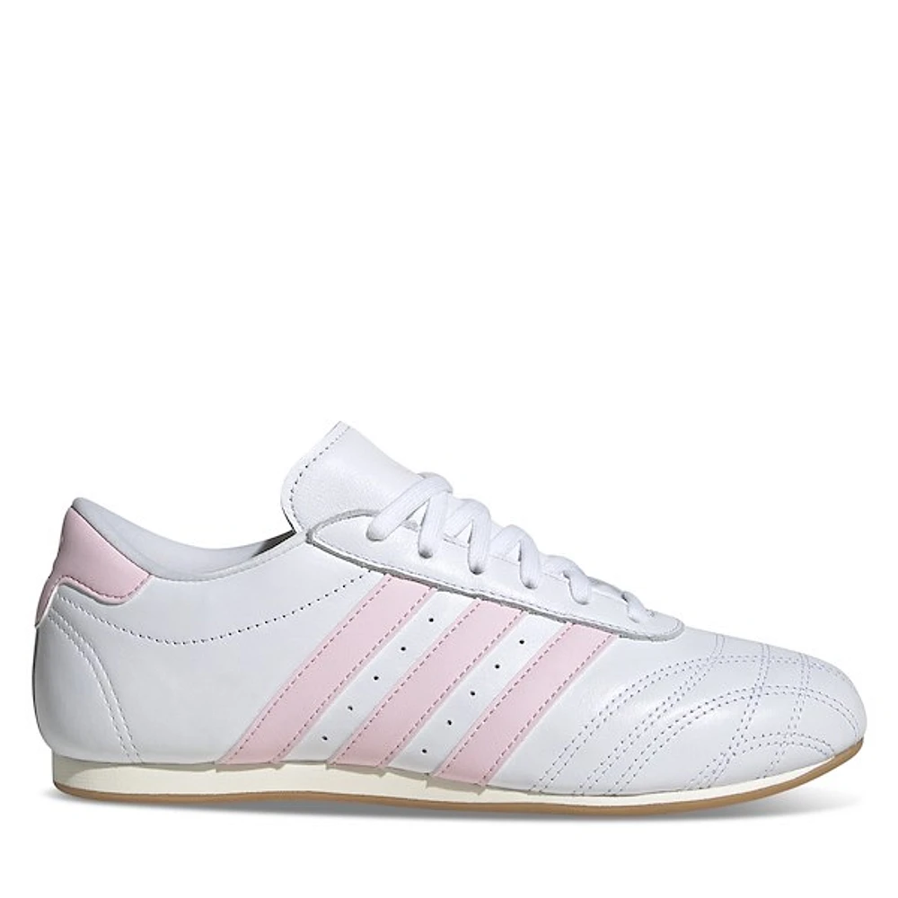 adidas Women's Taekwondo Sneakers White/Pink White Misc, Leather