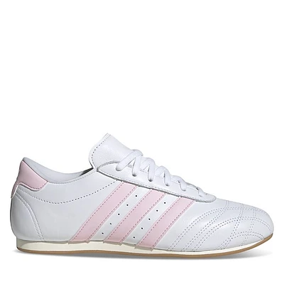 adidas Women's Taekwondo Sneakers White/Pink White Misc, Leather