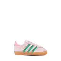 adidas Toddler's Gazelle Sneakers Pink/Green, Toddler Suede