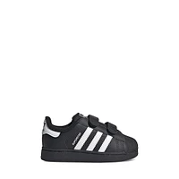 adidas Toddler's Superstar Sneakers Black / Misc, Toddler Leather