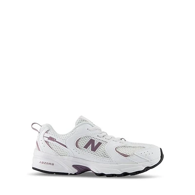 New Balance Little Kid's 530 Sneakers White/Purple, Largeittle Kid Rubber