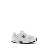 New Balance Toddler's 530 Sneakers White/Purple, Toddler Rubber