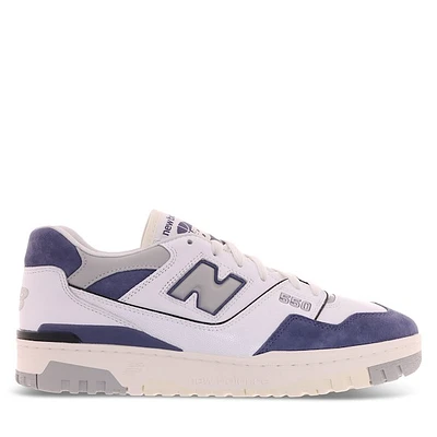 New Balance Men's BB550 Sneakers White/Blue White Misc, Leather