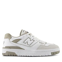 New Balance Men's BB550 Sneakers White/Taupe White Misc, Leather
