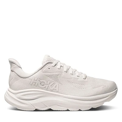 HOKA Women's Clifton 10 Sneakers White, Rubber