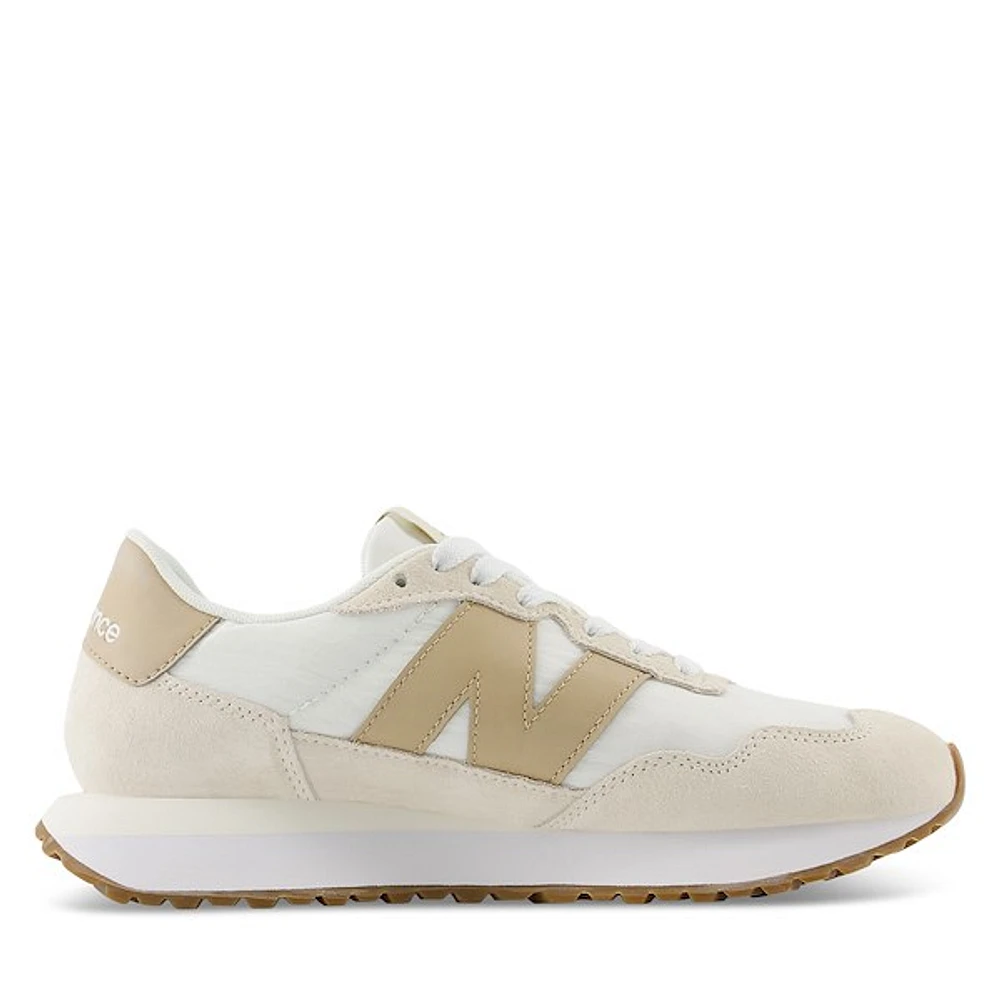 New Balance Women's 237 Sneakers White/Beige White Misc, Suede
