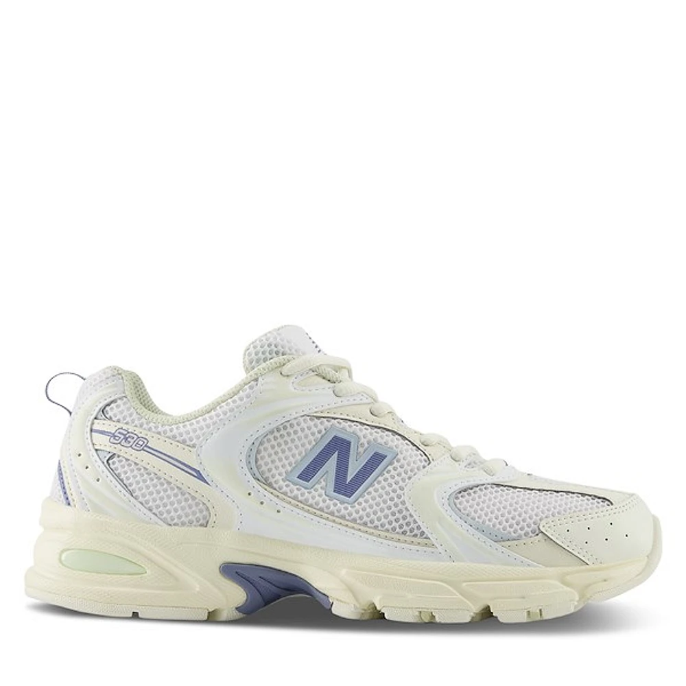 New Balance 530 Sneakers Cream/Ice White Misc, Womens / Mens Leather